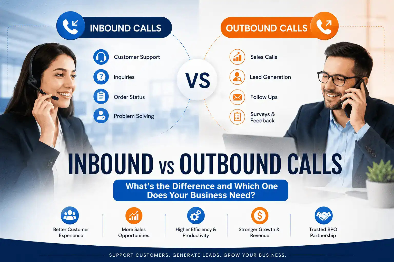 Inbound vs Outbound Calls: Key Differences, Benefits, and Best Use Cases
